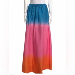STAUD Tie Dye Maxi Skirt